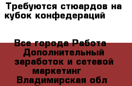 Требуются стюардов на кубок конфедерацийFIFA. - Все города Работа » Дополнительный заработок и сетевой маркетинг   . Владимирская обл.,Владимир г.